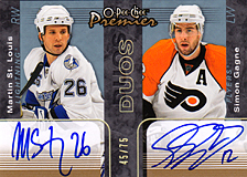2007-2008 OPC Premier DUOS PP2-GS Martin St. Louis :: Simon Gagne