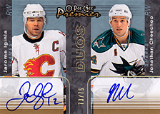 2007-2008 OPC Premier DUOS PP2-IC Jarome Iginla :: Jonathan Cheechoo
