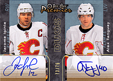 2007-2008 OPC Premier DUOS PP2-IT Alex Tanguay :: Jarome Iginla
