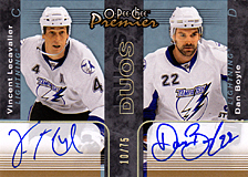 2007-2008 OPC Premier DUOS PP2-LB Dan Boyle :: Vincent Lecavalier