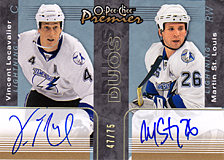 2007-2008 OPC Premier DUOS PP2-VM Martin St. Louis :: Vincent Lecavalier