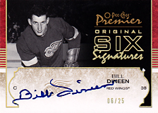 2007-2008 OPC Premier Original 6 Signatures O6-BD Bill Dineen