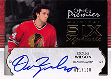 2007-2008 OPC Premier Original 6 Signatures O6-DW Doug Wilson