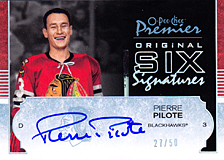 2007-2008 OPC Premier Original 6 Signatures O6-PP Pierre Pilote