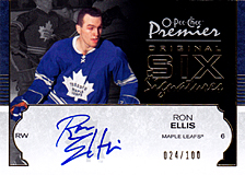 2007-2008 OPC Premier Original 6 Signatures O6-RE Ron Ellis