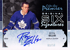 2007-2008 OPC Premier Original 6 Signatures O6-RE Ron Ellis