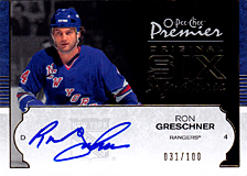 2007-2008 OPC Premier Original 6 Signatures O6-RG Ron Greschner
