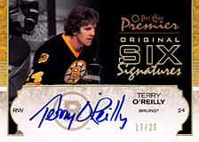 2007-2008 OPC Premier Original 6 Signatures O6-TO Terry O'Reilly