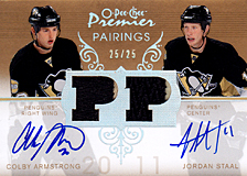 2007-2008 OPC Premier Pairings PC-AS Colby Armstrong :: Jordan Staal