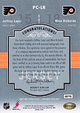 2007-2008 OPC Premier Pairings PC-LR Joffrey Lupul :: Mike Richards