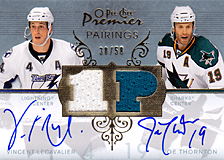 2007-2008 OPC Premier Pairings PC-LT Joe Thornton :: Vincent Lecavalier