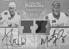 2007-2008 OPC Premier Pairings PC-RT Marty Turco :: Mike Ribeiro
