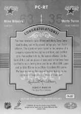 2007-2008 OPC Premier Pairings PC-RT Marty Turco :: Mike Ribeiro