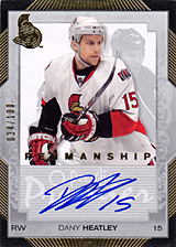 2007-2008 OPC Premier Penmanship PP-DH Dany Heatley