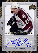 2007-2008 OPC Premier Penmanship PP-HJ Milan Hejduk