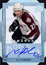 2007-2008 OPC Premier Penmanship PP-HJ Milan Hejduk