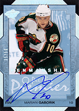 2007-2008 OPC Premier Penmanship PP-MG Marian Gaborik