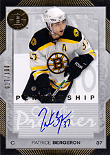 2007-2008 OPC Premier Penmanship PP-PB Patrice Bergeron