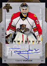 2007-2008 OPC Premier Penmanship PP-VO Tomas Vokoun