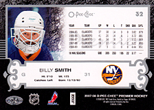 2007-2008 OPC Premier Regular Card 32 Billy Smith