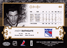 2007-2008 OPC Premier Regular Card 44 Andy Bathgate