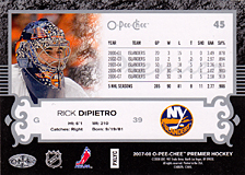 2007-2008 OPC Premier Regular Card 45 Rick DiPietro