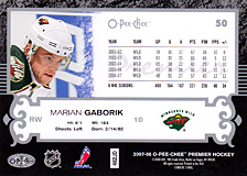 2007-2008 OPC Premier Regular Card 50 Marian Gaborik