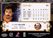 2007-2008 OPC Premier Regular Card 60 Clark Gillies