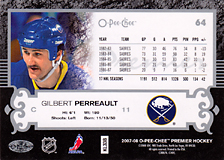 2007-2008 OPC Premier Regular Card 64 Gilbert Perreault