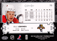 2007-2008 OPC Premier Regular Card 75 Olli Jokinen
