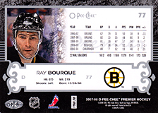 2007-2008 OPC Premier Regular Card 77 Ray Bourque