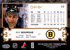2007-2008 OPC Premier Regular Card 77 Ray Bourque