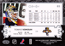 2007-2008 OPC Premier Regular Card 82 Tomas Vokoun