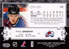 2007-2008 OPC Premier Regular Card 88 Paul Stastny