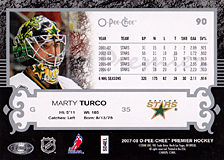 2007-2008 OPC Premier Regular Card 90 Marty Turco