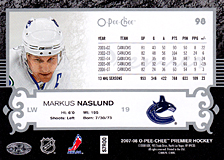 2007-2008 OPC Premier Regular Card 98 Markus Naslund