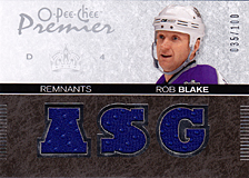 2007-2008 OPC Premier Remnants & Auto PR-BL Rob Blake
