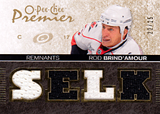 2007-2008 OPC Premier Remnants & Auto PR-BR Rod Brind`Amour