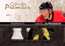 2007-2008 OPC Premier Remnants & Auto PR-DA Daniel Alfredsson