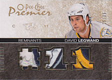 2007-2008 OPC Premier Remnants & Auto PR-DL David Legwand