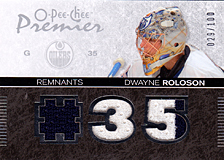 2007-2008 OPC Premier Remnants & Auto PR-DR Dwayne Roloson