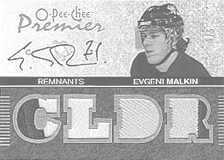 2007-2008 OPC Premier Remnants & Auto PR-EM Evgeni Malkin