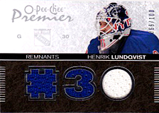 2007-2008 OPC Premier Remnants & Auto PR-HL Henrik Lundqvist