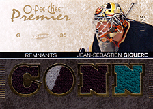 2007-2008 OPC Premier Remnants & Auto PR-JG Jean-Sebastien Giguere