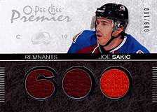2007-2008 OPC Premier Remnants & Auto PR-JO Joe Sakic