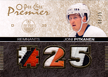 2007-2008 OPC Premier Remnants & Auto PR-JP Joni Pitkanen
