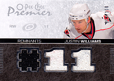 2007-2008 OPC Premier Remnants & Auto PR-JW Justin Williams