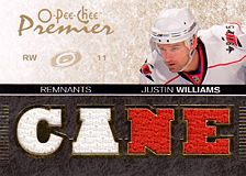2007-2008 OPC Premier Remnants & Auto PR-JW Justin Williams