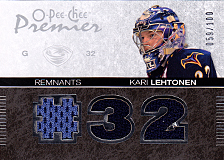 2007-2008 OPC Premier Remnants & Auto PR-KL Kari Lehtonen