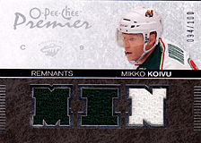 2007-2008 OPC Premier Remnants & Auto PR-KO Mikko Koivu